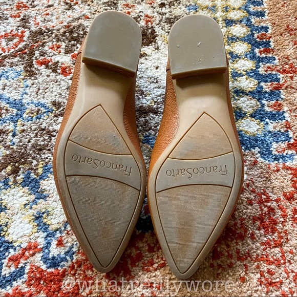 Franco Sarto "Starland" Leather Point Toe Shoes - Picture 9 of 10